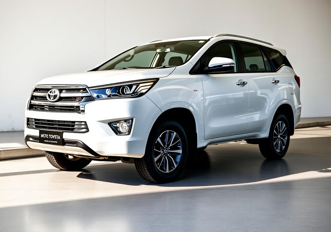 Premium white Innova Crysta SUV for PRS Indore Cab Service bookings
